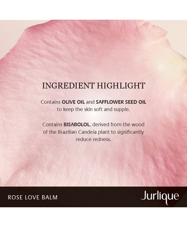 Jurlique Rose Love Balm Natural Lip Balm & Multipurpose Rose Salve With Safflower Oil