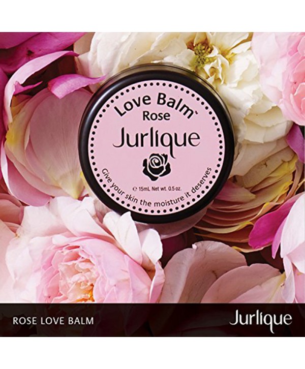 Jurlique Rose Love Balm Natural Lip Balm & Multipurpose Rose Salve With Safflower Oil